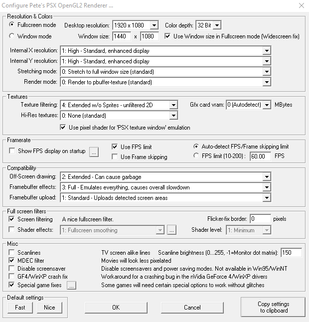 ePSXe 2.0.5 screen tearing Next Generation Emulation